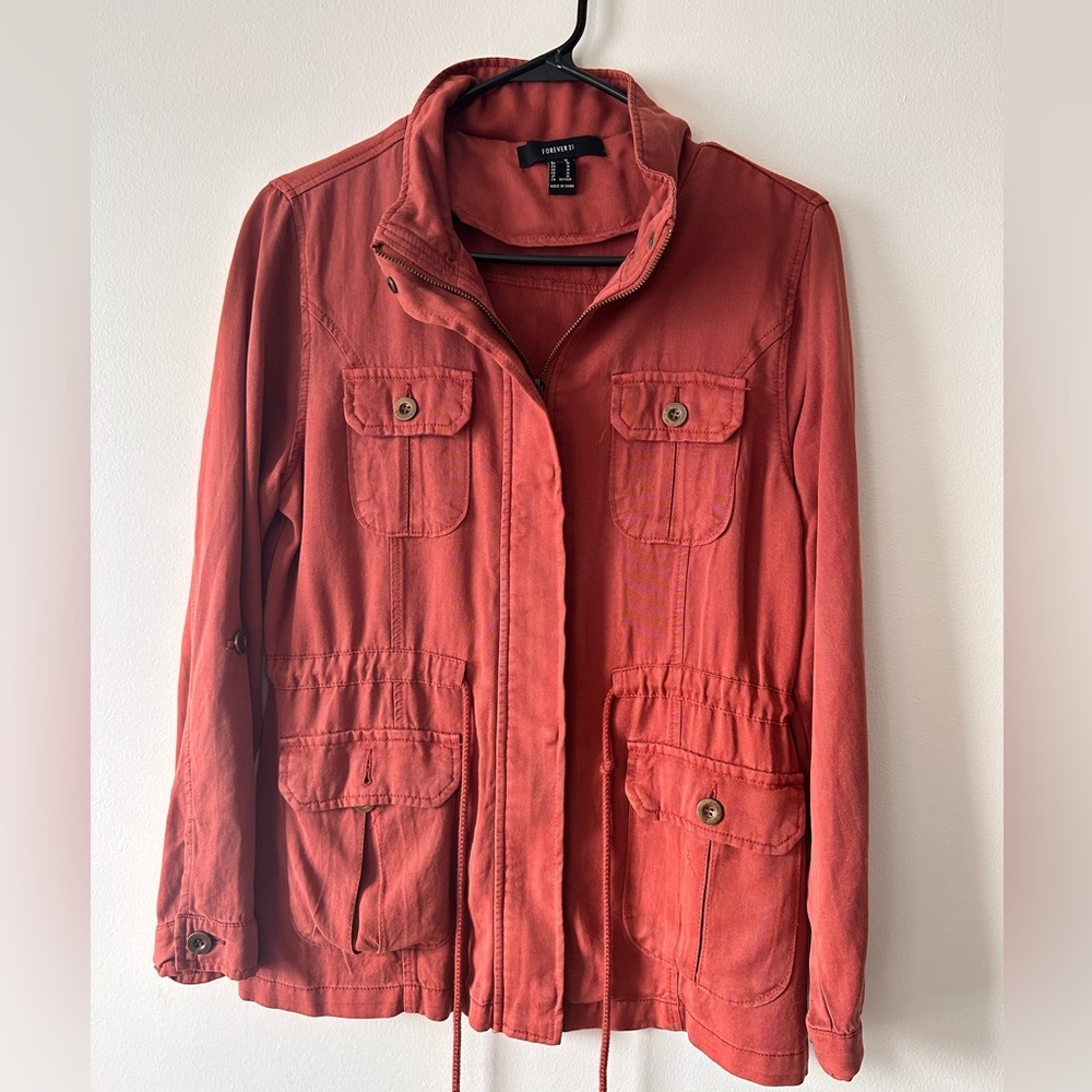 Forever 21 Burnt Orange Light Jacket